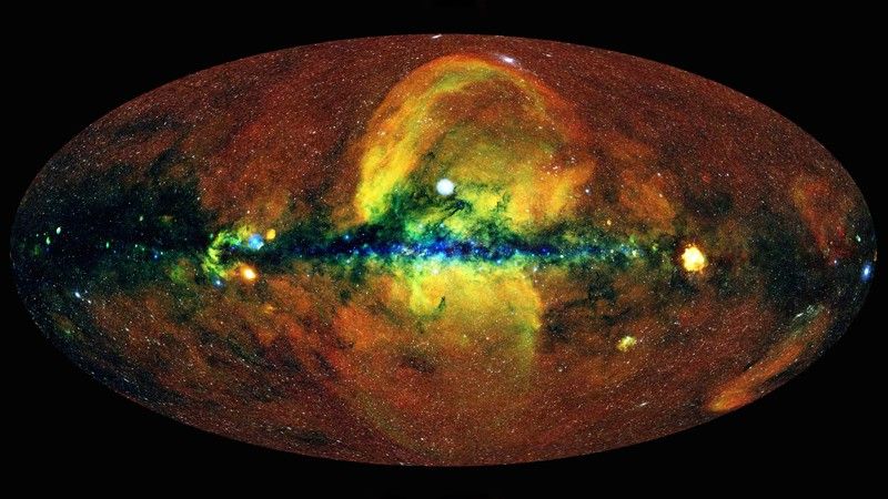 光 RAY COSMOS New map of the universe unveils a stunning X-ray view of the