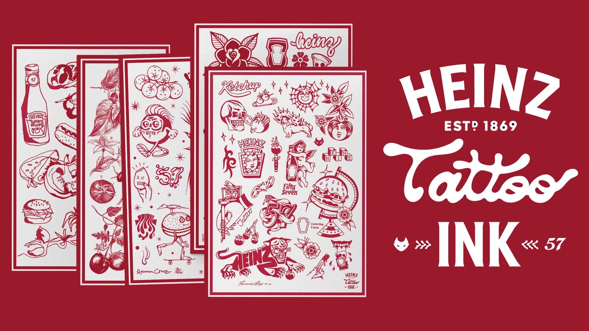 Heinz Creates Red Tattoo Ink