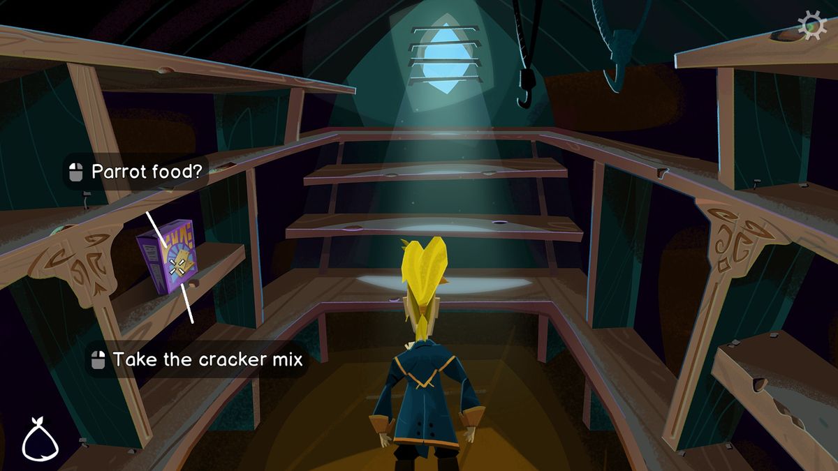 Return to Monkey Island cracker mix in museum