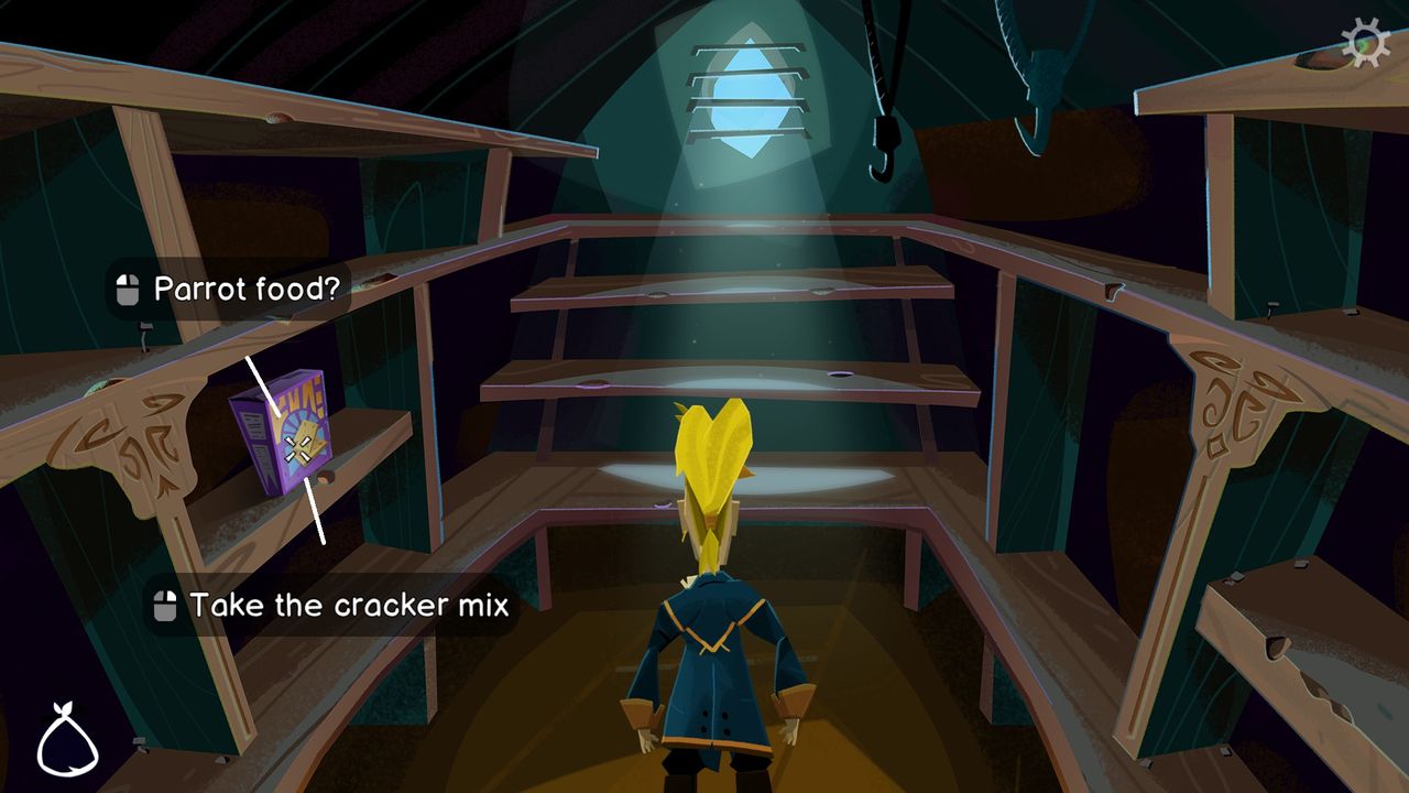 Return to Monkey Island cracker mix in museum