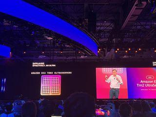 AWS re:Invent stage