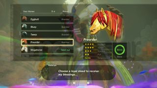Enhancing horses in Zelda Tears of the Kingdom