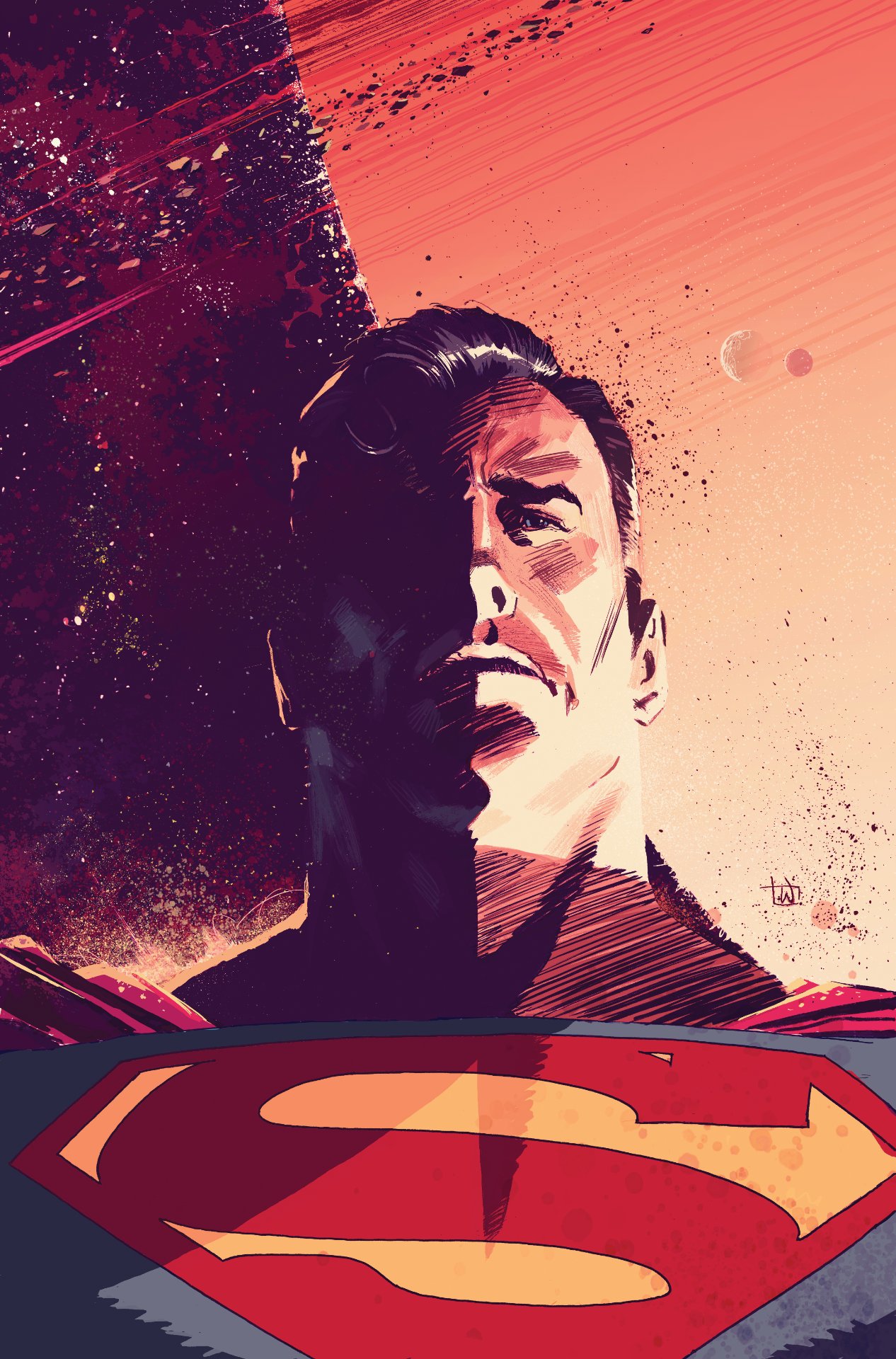 Portada variante de Superman: Lost #1