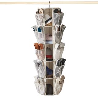 Mainstays 5-Tier/40-Pocket Canvas Carousel Organizer