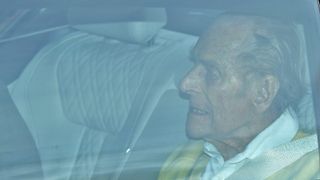 Prince Philip, Duke of Edinburgh leaves hospital