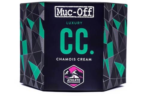 Image shows a pot the Muc Off Luxury which is one of the best chamois creams