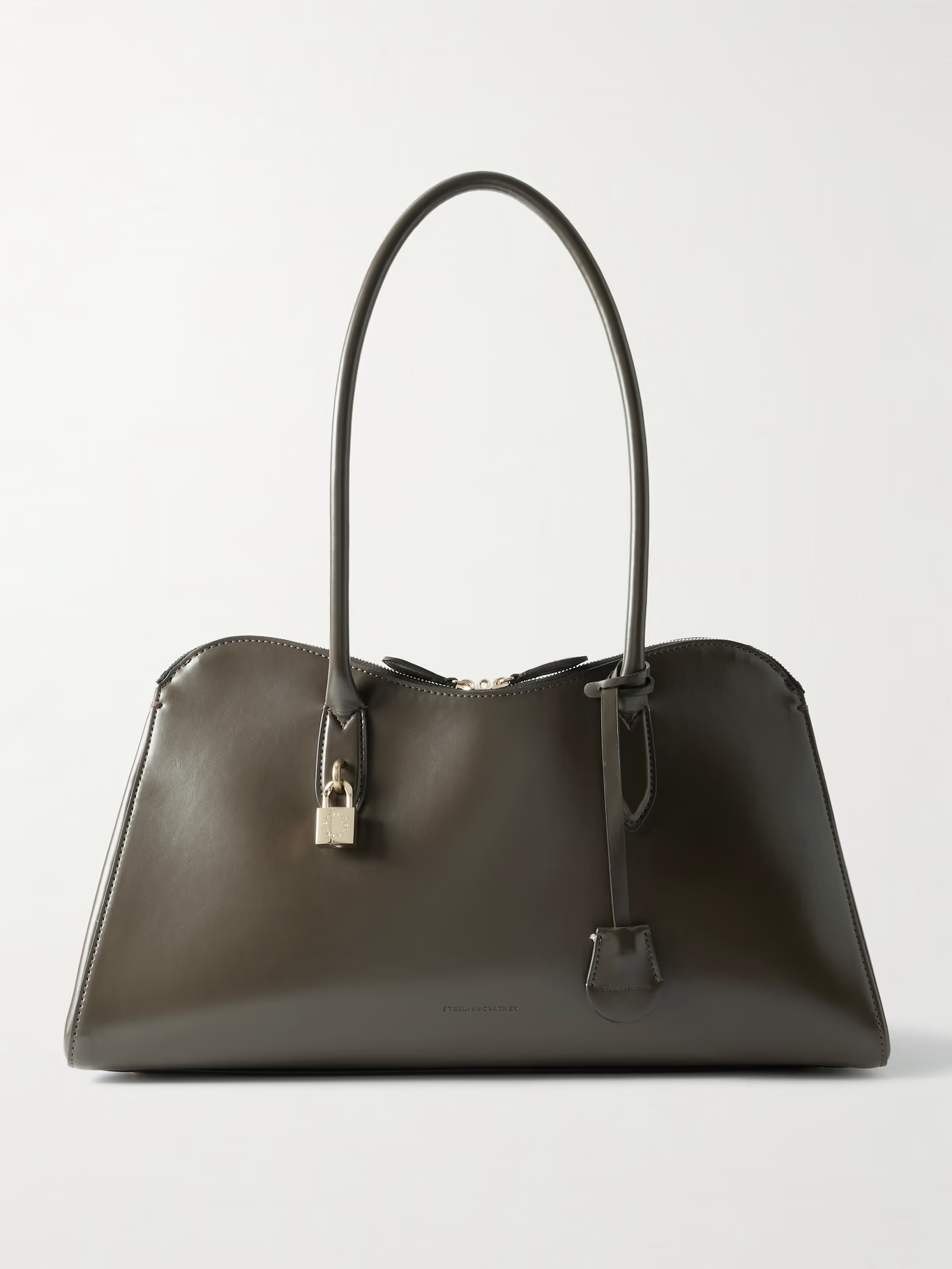 STELLA MCCARTNEY, Ryder Logo-Embossed Embellished Textured Vegan Tote