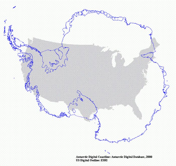 Antarctica has no government. United States of Antarctica.