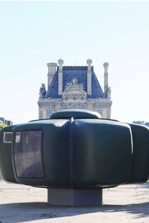 Jousse Entreprise has installed the house in Paris' Jardin des Tuileries