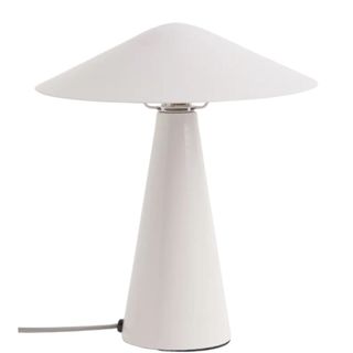 White modern table lamp
