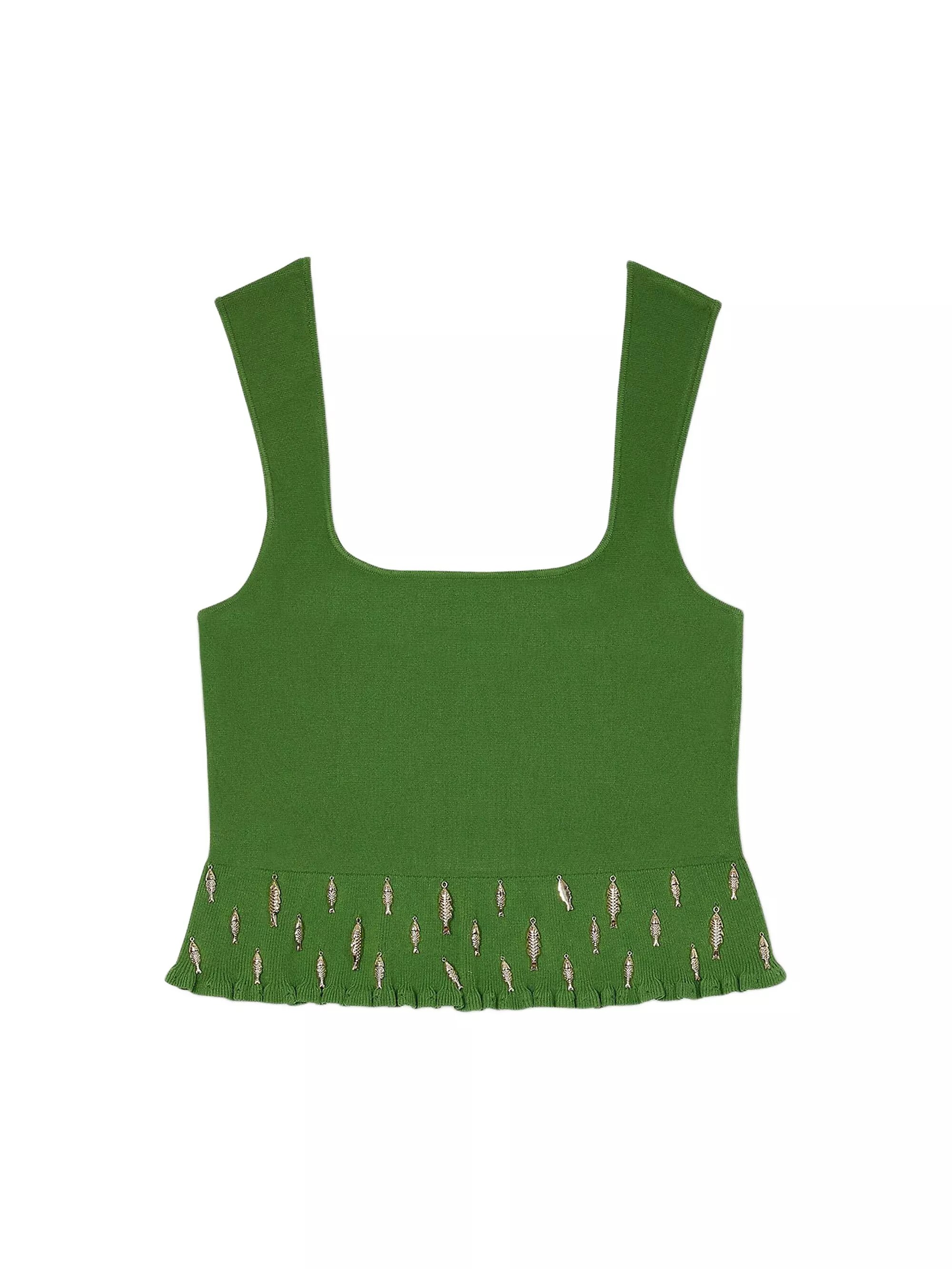 Knit Top With Charms