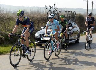 Jose Luis Herrada leads an escape on stage four of the 2014 Paris-Nice