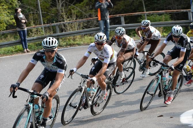 Michal Kwiatkowski stayed near the front all day