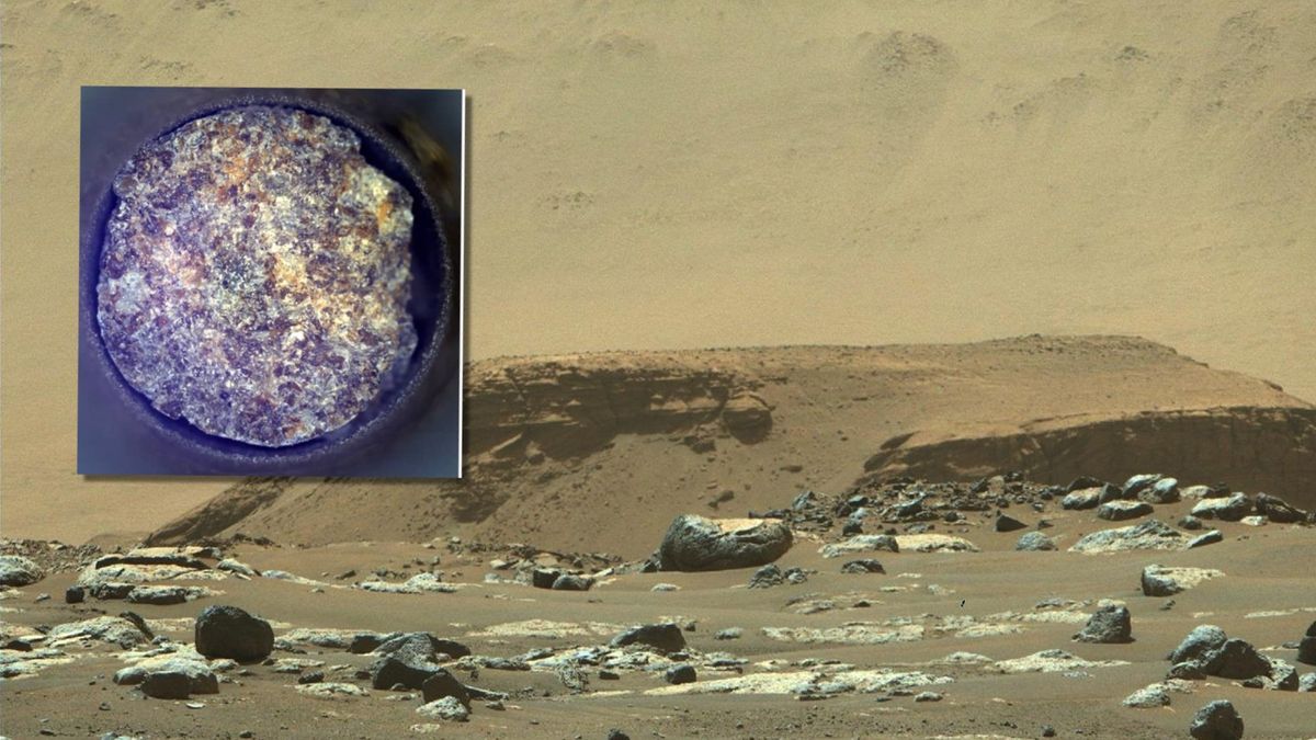 قد تحتوي عينة الصخور المريخية للمركبة المثابرة على دليل ممتاز على الحياة القديمة