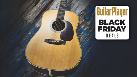 A beautifully shot Martin D-28 acoustic guitar