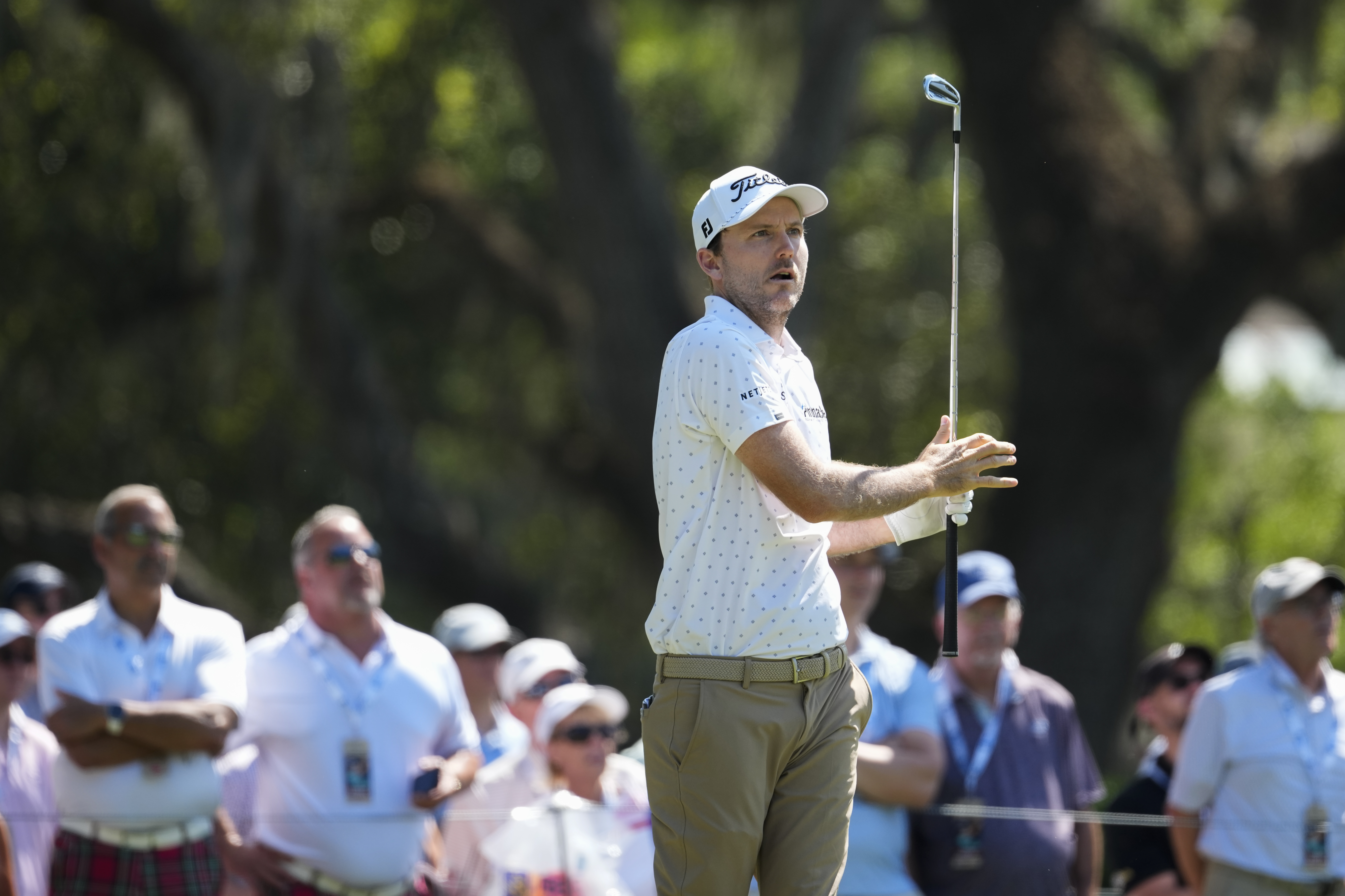 Russell Henley on the seventh hole during the second round of RBC Heritage at Harbour Town Golf Links