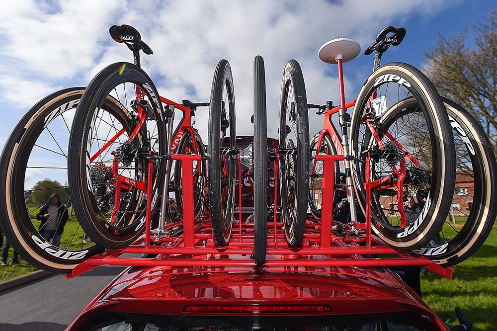 Katusha's bikes ready for Paris-Roubaix recon