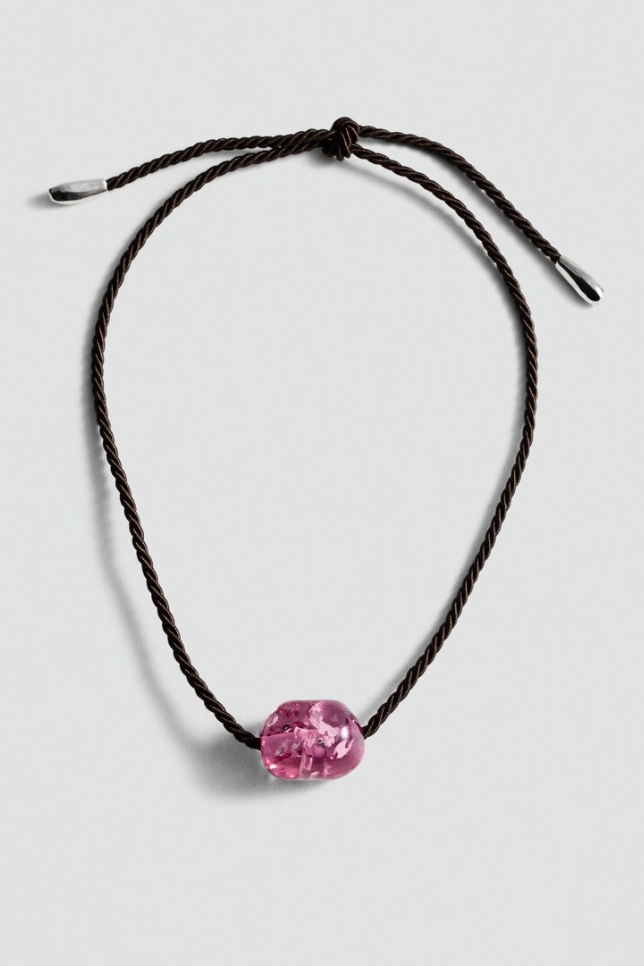 Beaded Cord Necklace - Women | Mango Usa