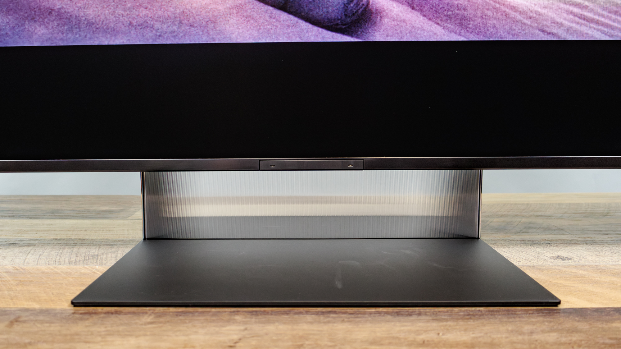 Pedestal stand on the Sony Bravia 9 II TV