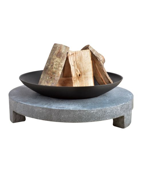 Round Wood Burning Fire Pit
