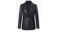 RISISSIDA Women's Faux Leather Blazer Jacket
RRP: $52.98 (US Only)
A casual faux leather blazer (available in black or brown) gives any evening look a little edge. 