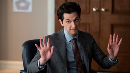 Ben Schwartz as F. Tony Scarapiducci in episode 201 of Space Force