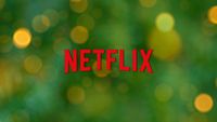 Netflix logo on a green background