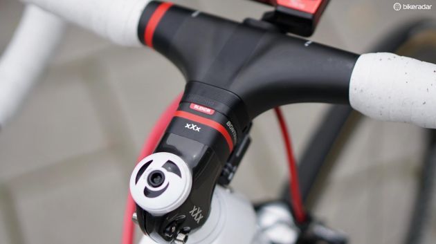 Bontrager's XXX bar/stem is lighter than any standard carbon bar and stem