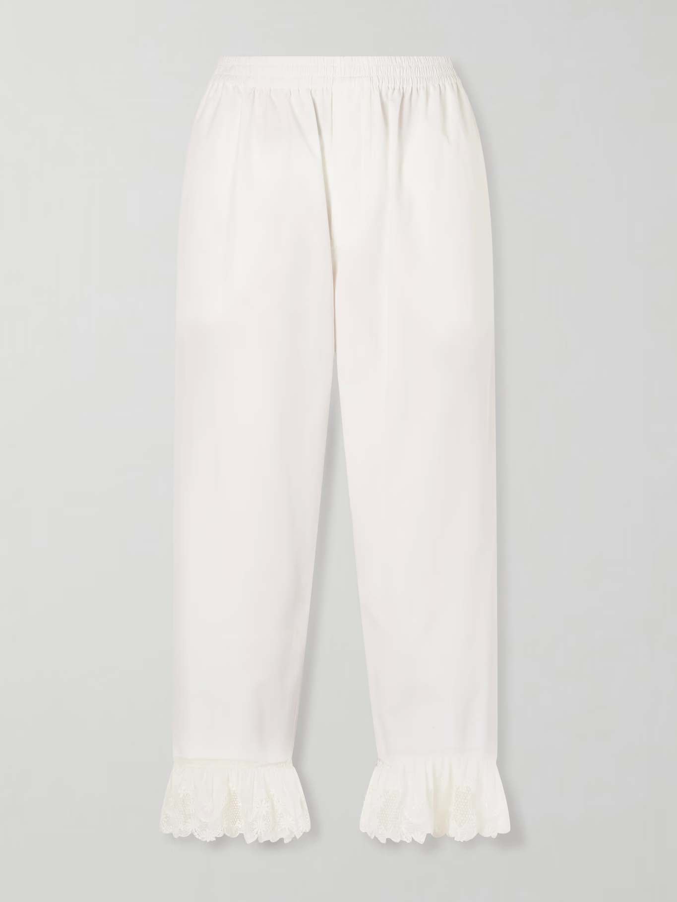 Saint Laurent, Lace-Cuff Pants