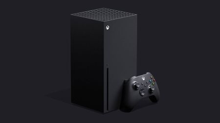 Xbox Series X and controller.