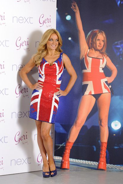 Geri Halliwell recreates that union jack dress Marie Claire UK