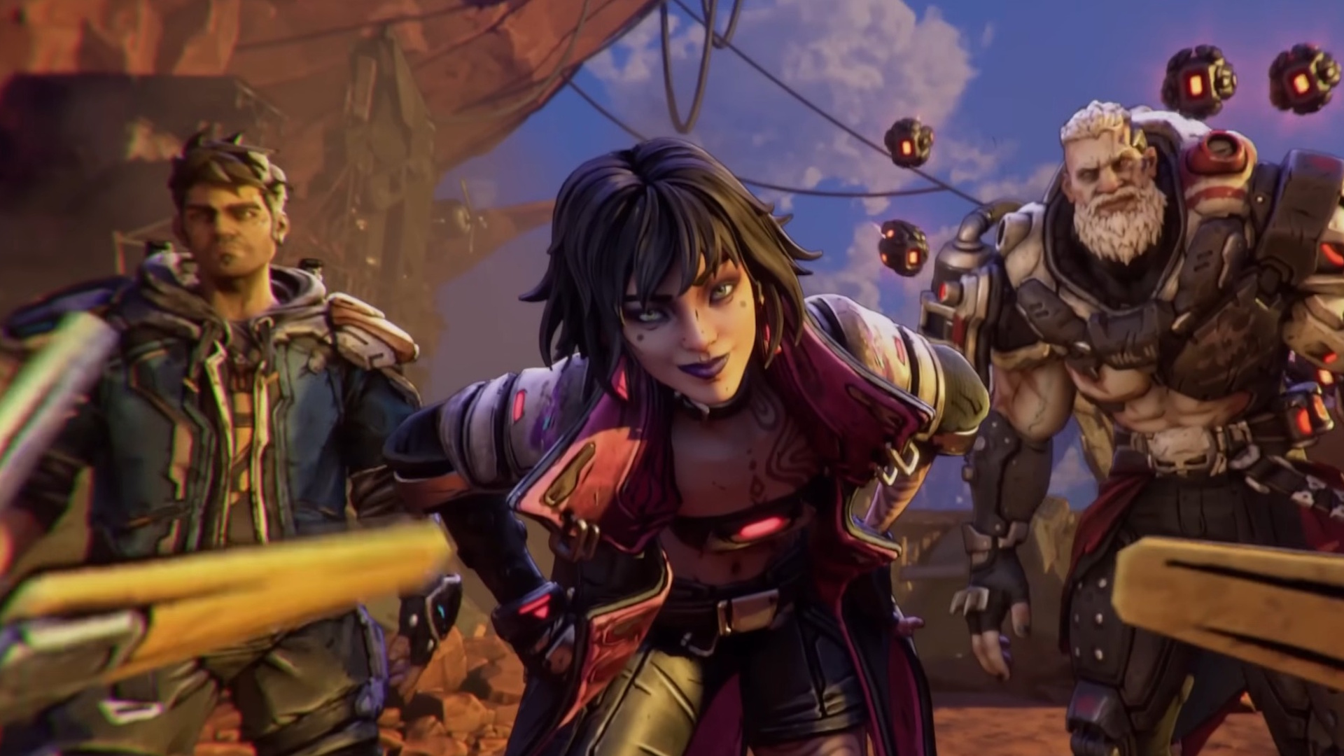 Borderlands 4 Vault Hunters posing