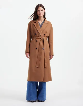 madewell, Double-Faced Brushed Long Coat