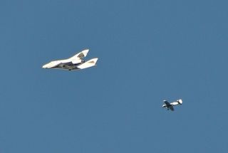 SpaceShipTwo and Chase Plane
