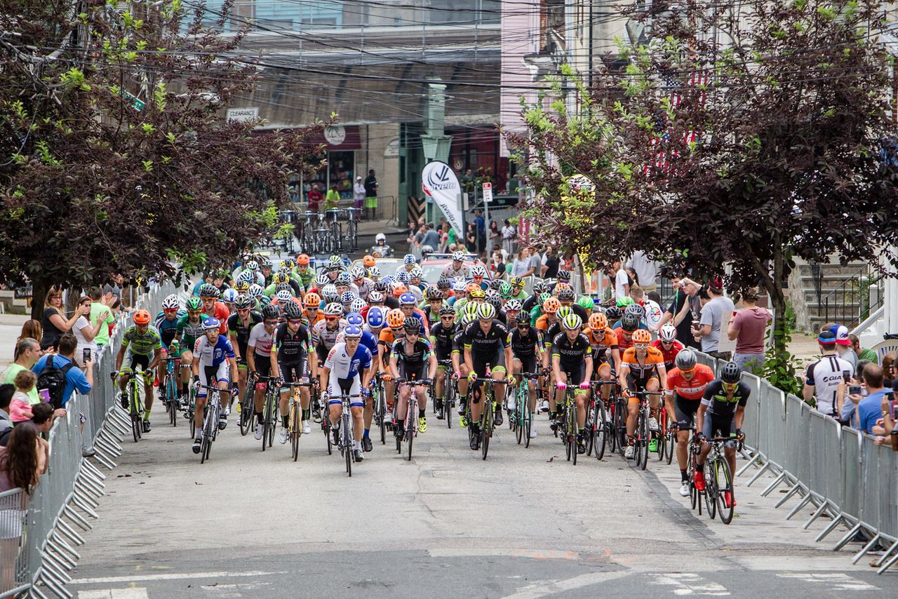 The peloton his the base of The Wall