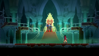 Dracula's throne room in Dead Cells.