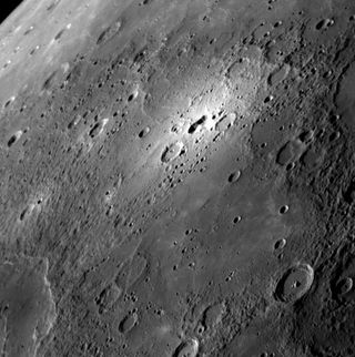 Mercury's Mysterious Bright Spot Photographed Up Close