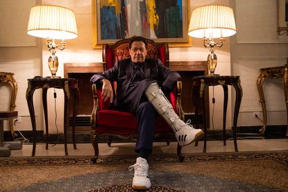 Imran Khan, Pakistan's former prime minister, in Lahore, Pakistan
