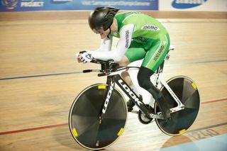 Colin Lynch rode to a win in the Men's 3 Km pursuit.