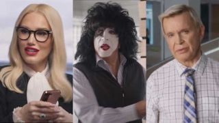 Gwen Stefani, Paul Stanley and Billy Idol in the ads for Workday
