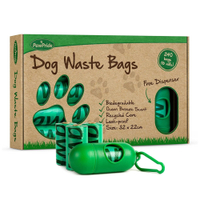 PawPride Biodegradable Dog Poo Bags (240 bags)was £12.99now £10.39 at Amazon