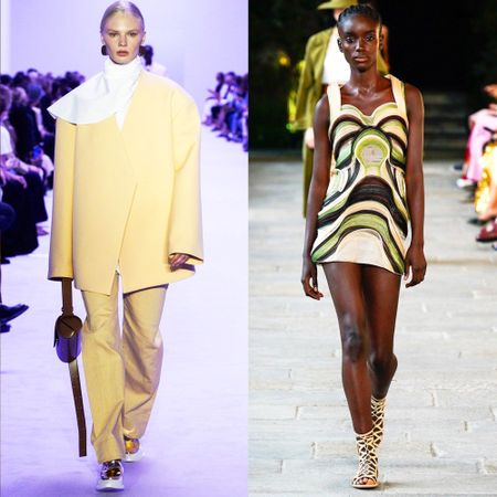 Models at Milan Fashion Week