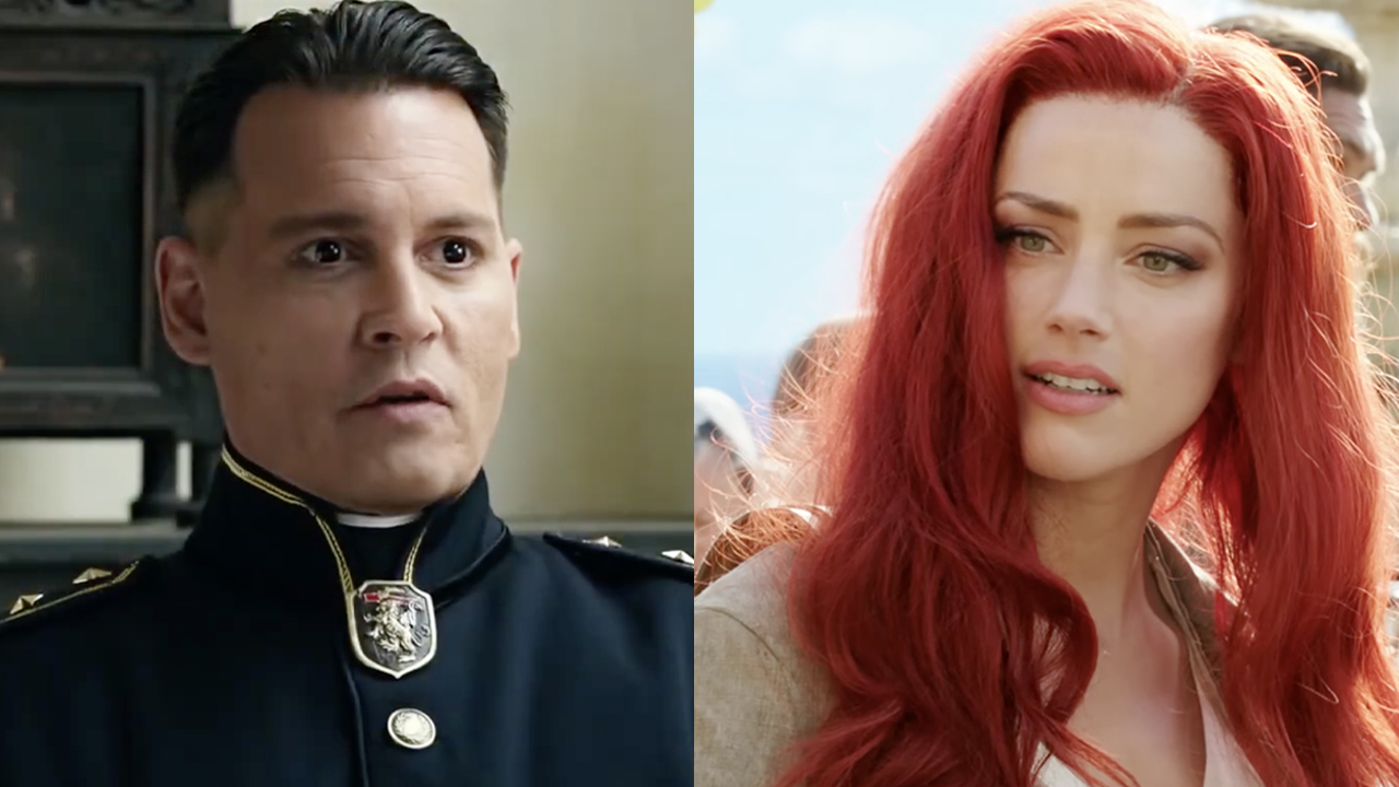 Johnny Depp starring in the 2019 historical drama Waiting for the Barbarians, Heard as Mera in Aquaman. 