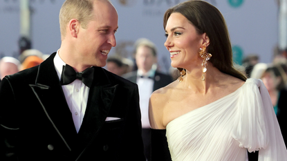 Catherine, Princess of Wales and Prince William, Prince of Wales attend the EE BAFTA Film Awards 2023 at The Royal Festival Hall on February 19, 2023 in London, England. The Prince of Wales, President of the British Academy of Film and Television Arts (BAFTA), and The Princess will attend the Awards ceremony before meeting category winners and EE Rising Star Award nominees. 