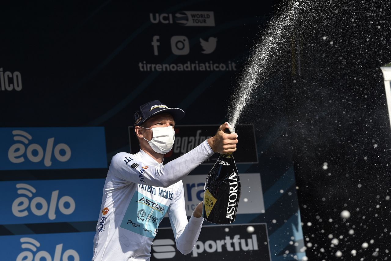 Tirreno Adriatico 2020 55th Edition 8th stage San Benedetto del Tronto San Benedetto del Tronto 101 km 14092020 Aleksandr Vlasov RUS Astana Pro Team photo Tommaso PelagalliBettiniPhoto2020