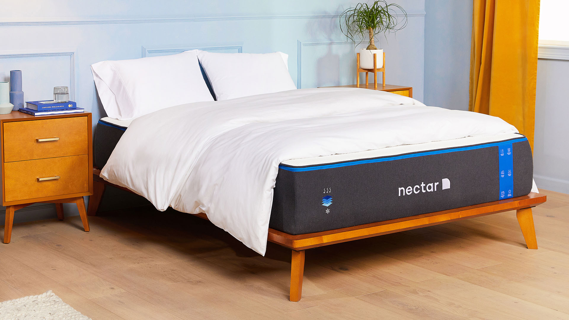 Nectar mattress US in a bedroom