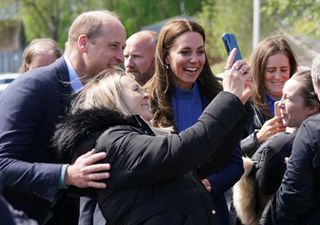 Prince William and Kate Middleton could be seen to have hinted at a big change ahead of meeting members of the public in Scotland