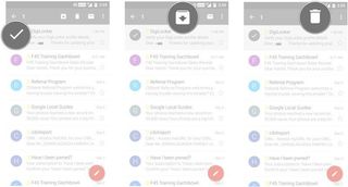 Gmail archive delete Android