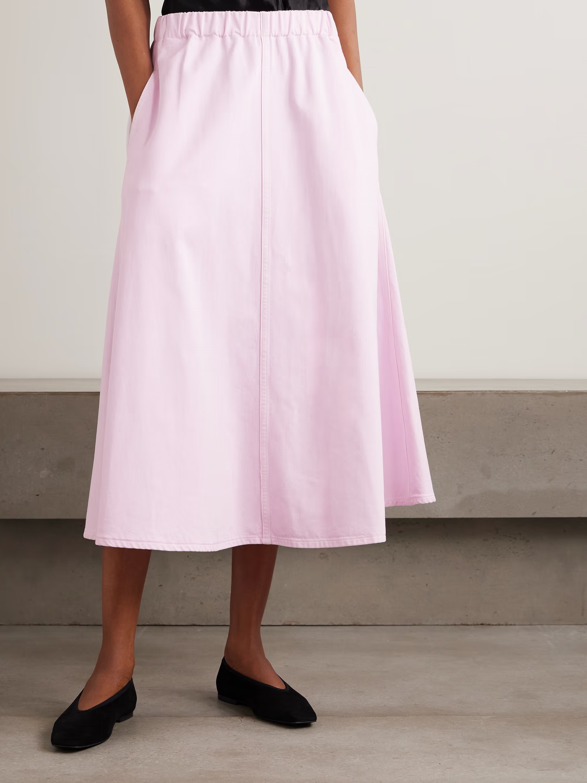 Maria McManus organic denim midi skirt