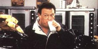 Newman cleans the muffin tops on Seinfeld
